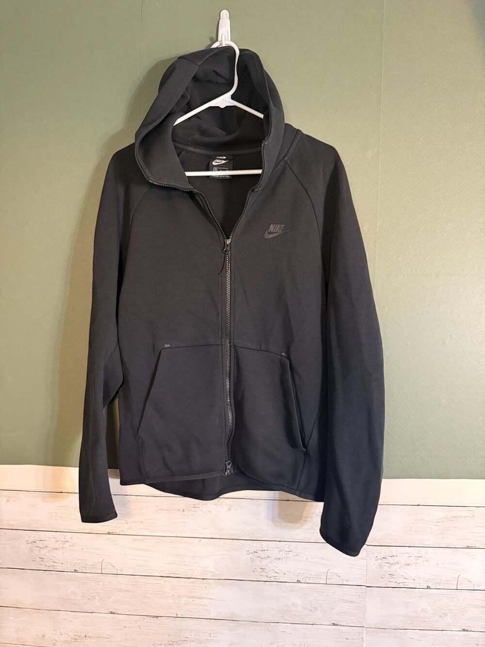 Nike Sportswear Tech Fleece Full-Zip Hoodie Black Men's Size Small 928483-010
